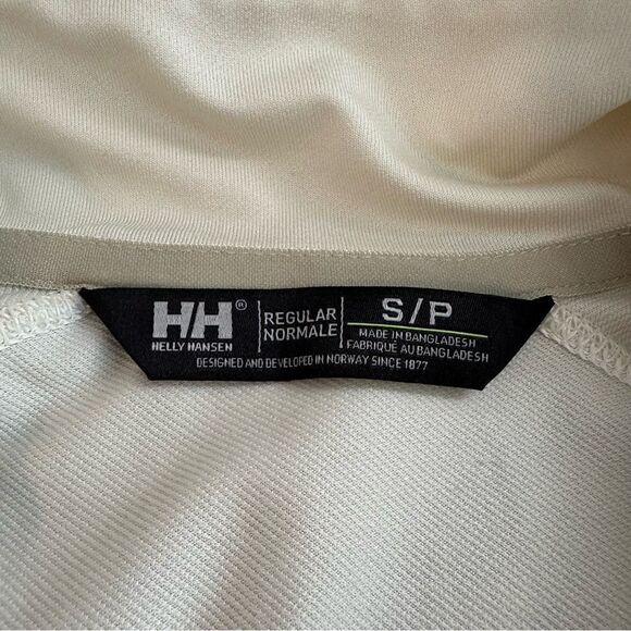 Helly Hansen 1/4 Zip Long Sleeve Top Ivory Women’s Size S - Picture 8 of 12